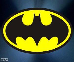 yapboz Batman logosu, yarasa